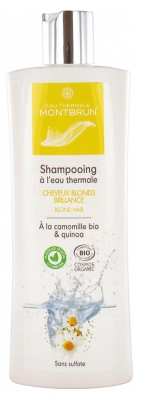 Montbrun Shampoing à l'Eau Thermale Cheveux Blonds Brillance 250 ml