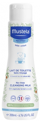 Mustela Lait de Toilette Sans Rinçage 200 ml