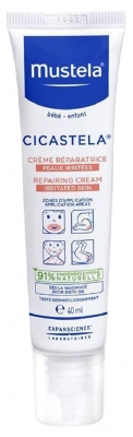 Mustela Cicastela Crème Réparatrice Peaux Irritées 40 ml