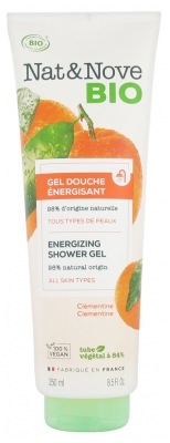 Nat&Nove Bio Gel Douche Énergisant Clémentine 250 ml