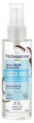 Natessance Coco Protège Et Sublime Huile Sèche Bio 100 ml