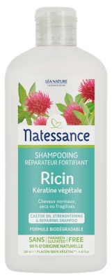 Natessance Shampoing Réparateur Fortifiant Ricin 250 ml