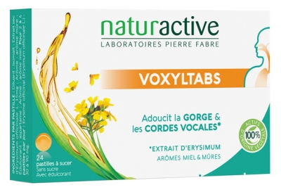 Naturactive Voxyltabs Pastille Gorge 24 Pastilles