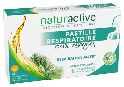 Naturactive Pastille Respiratoire aux Essences 24 Pastilles