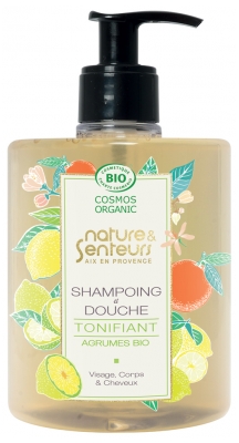 Nature & Senteurs Shampoing et Douche Tonifiant Agrumes Bio 500 ml