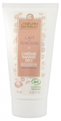 Nature & Senteurs Lait d'Ânesse Crème Mains Bio 75 ml