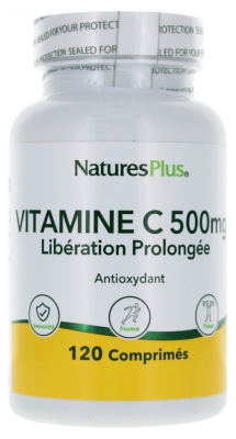 Natures Plus Vitamine C 500 Libération Prolongée 120 Comprimés