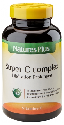 Natures Plus Super C Complex Libération Prolongée 120 Comprimés Sécables