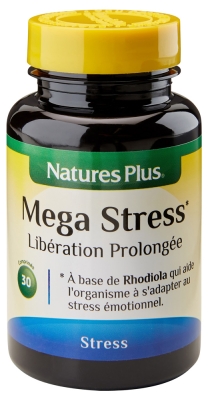 Natures Plus Mega Stress Libération Prolongée 30 Comprimés