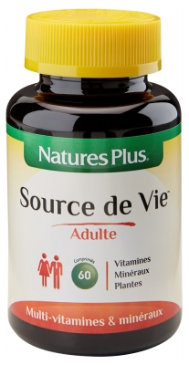 Natures Plus Source de Vie Adulte 60 Comprimés