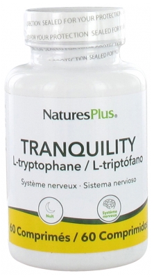 Natures Plus Tranquility L-Tryptophane 60 Comprimés