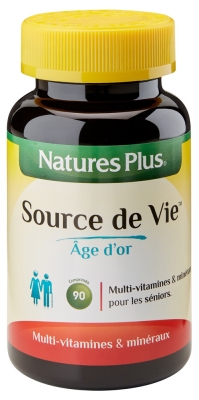Natures Plus Source de Vie Âge d'Or 90 Comprimés