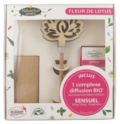 NatureSun Aroms Coffret Aromatique Fleur de Lotus + Complexe Diffusion Bio Sensuel 10 ml