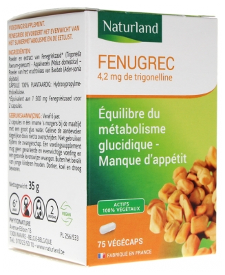 Naturland Fenugrec 75 Végécaps