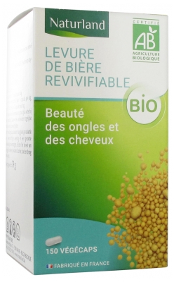 Naturland Levure de Bière Revivifiable Bio 150 Végécaps