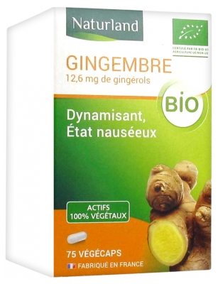 Naturland Gingembre Bio 75 Végécaps