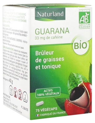 Naturland Guarana Bio 75 Végécaps
