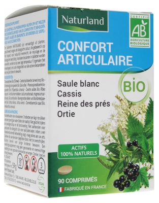 Naturland Confort Articulaire Bio 90 Comprimés