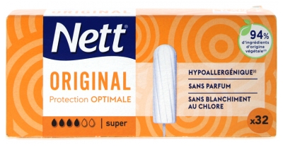 Nett Original Protection Optimale 32 Tampons Super