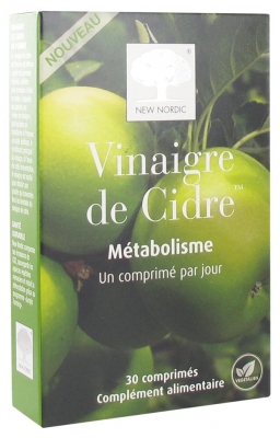 New Nordic Vinaigre de Cidre Métabolisme 30 Comprimés