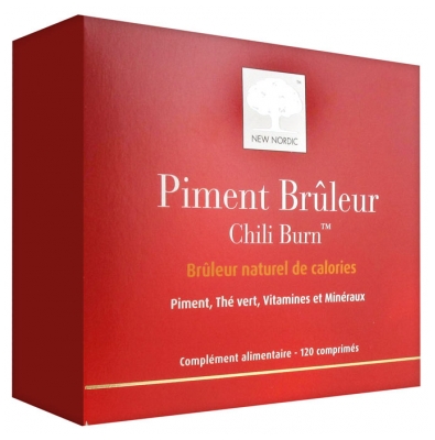 New Nordic Piment Brûleur 120 Comprimés