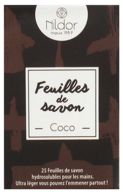 Nildor 25 Feuilles de Savon