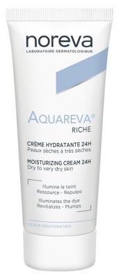 Noreva Aquareva Crème Hydratante 24H Texture Riche 40 ml