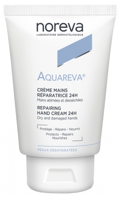 Noreva Aquareva Crème Mains Réparatrice 24H 50 ml