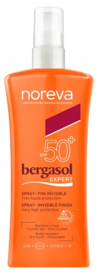 Noreva Bergasol Expert Spray Fini Invisible SPF50+ 125 ml