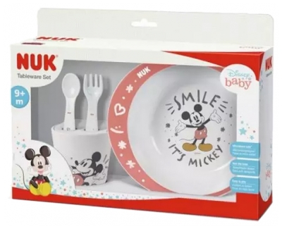 NUK Coffret de Vaisselle Disney Baby 9 Mois et +