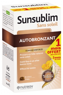 Nutreov Sunsublim Autobronzant 84 Capsules