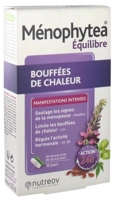 Nutreov Ménophytea Bouffées de Chaleur 40 Gélules