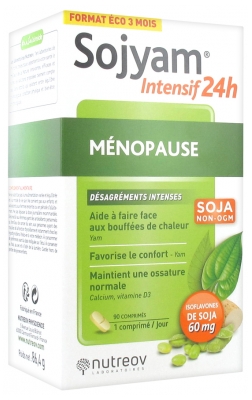 Nutreov Sojyam Intensif 24H Ménopause 90 Comprimés
