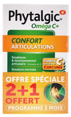 Nutreov Phytalgic Oméga C+ Confort Articulations Lot de 3 x 60 Capsules