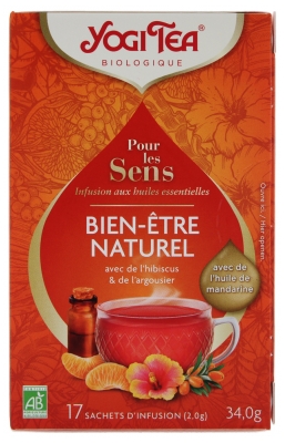 Yogi Tea Pour les Sens Bien-Être Naturel Bio 17 Sachets