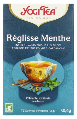 Yogi Tea Réglisse Menthe Bio 17 Sachets