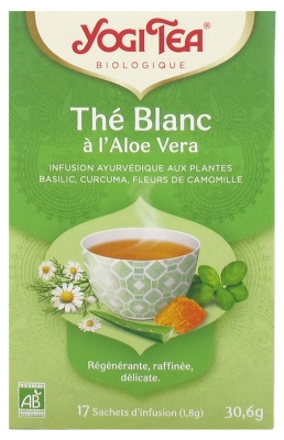 Yogi Tea Thé Blanc à l'Aloe Vera Bio 17 Sachets