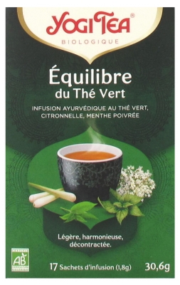 Yogi Tea Équilibre du Thé Vert Bio 17 Sachets