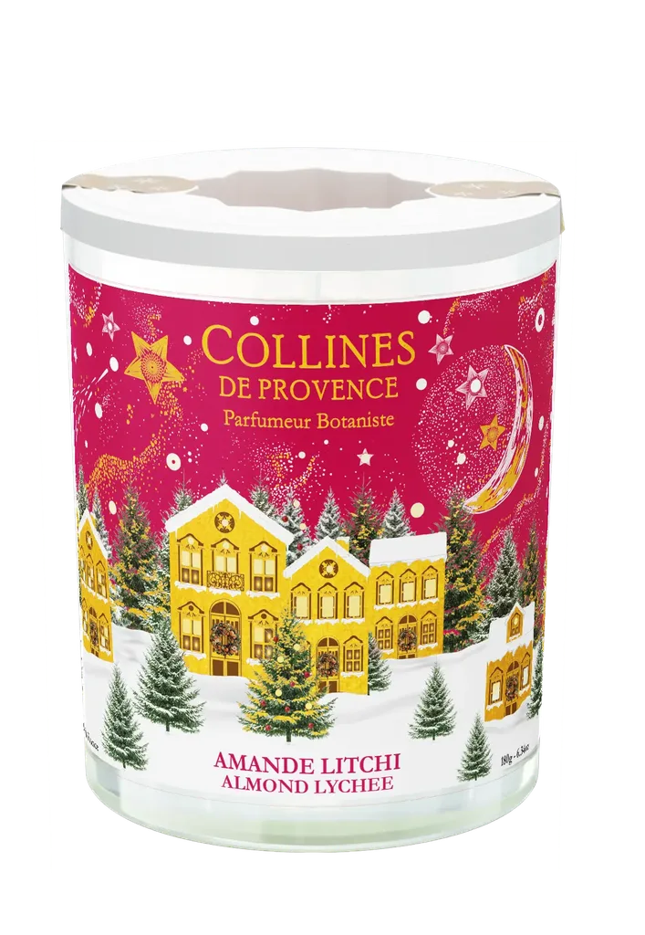 Bougie Parfumée Amande Litchi Collines de Provence