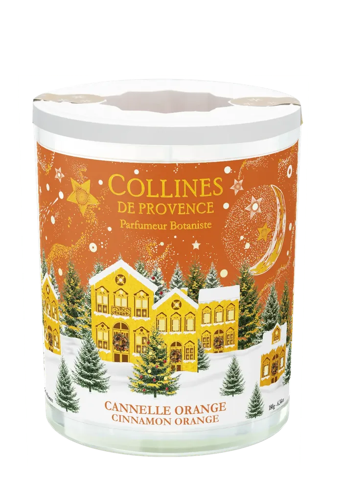 Bougie Parfumée Cannelle Orange Collines de Provence