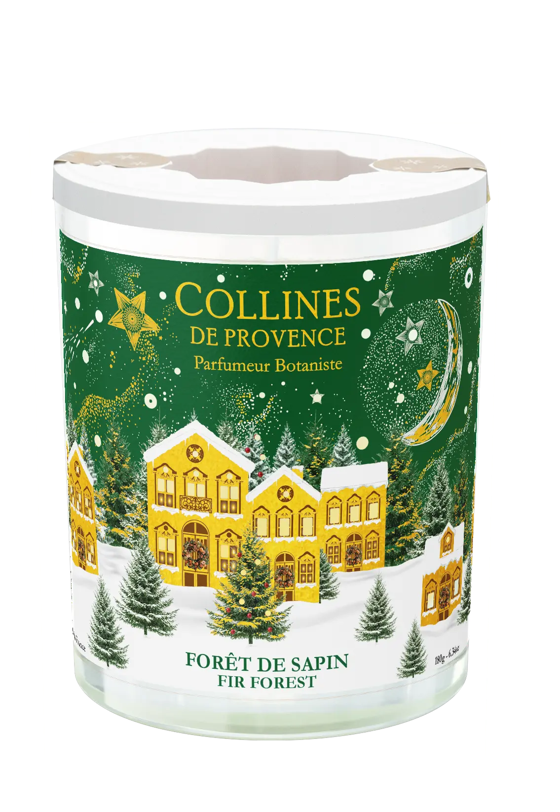 [844FgT00004vr6m] Bougie Parfumée Forêt de Sapin Collines de Provence (180g)