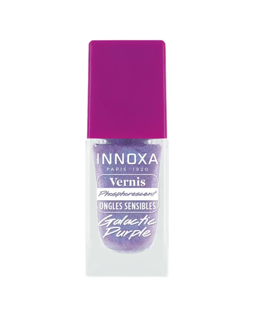 [NgRT011uyRT0030686] Vernis Phosphorescent Ongles Sensibles 8ml Innoxa (Galactic Purple)