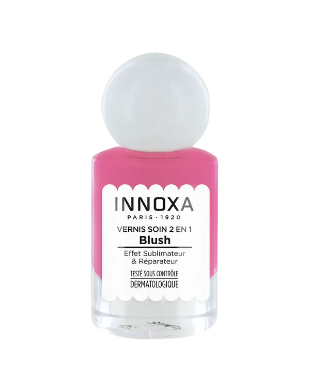 [844FgT00004w8o7] Vernis à Ongles Soin 2en1 Blush 10ml Innoxa (Rose Velours)