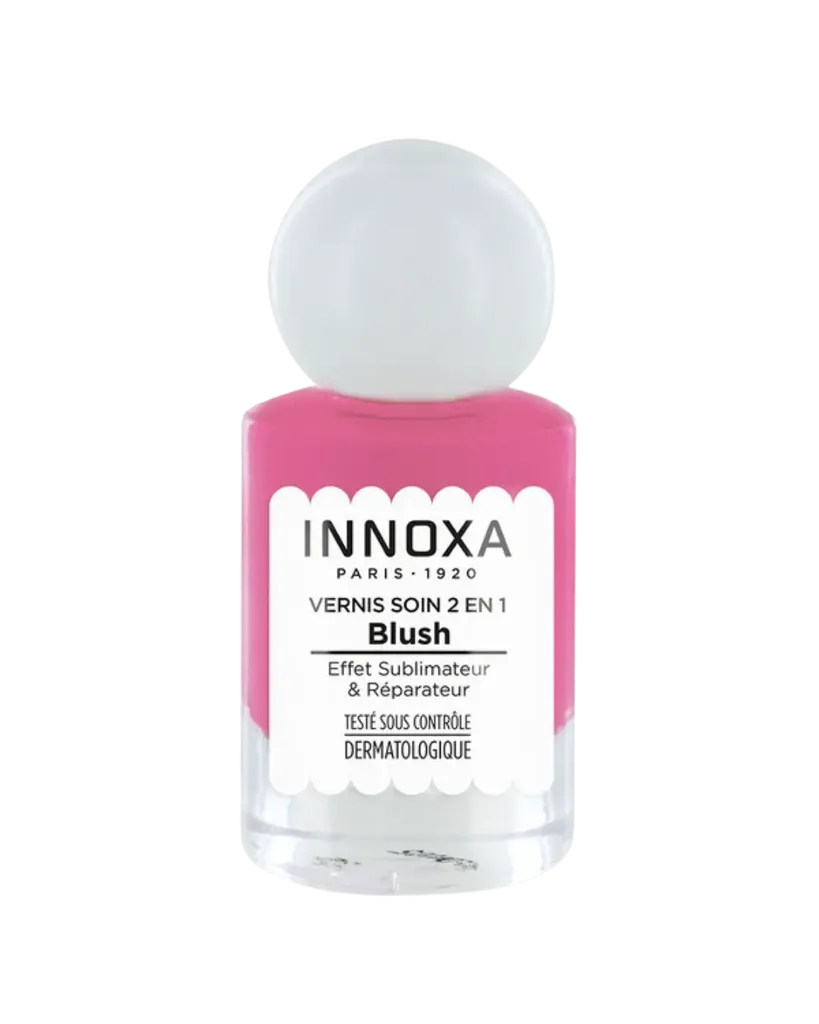 [NgRT011uyRT0030723] Vernis à Ongles Soin 2en1 Blush 10ml Innoxa (Rose Velours)