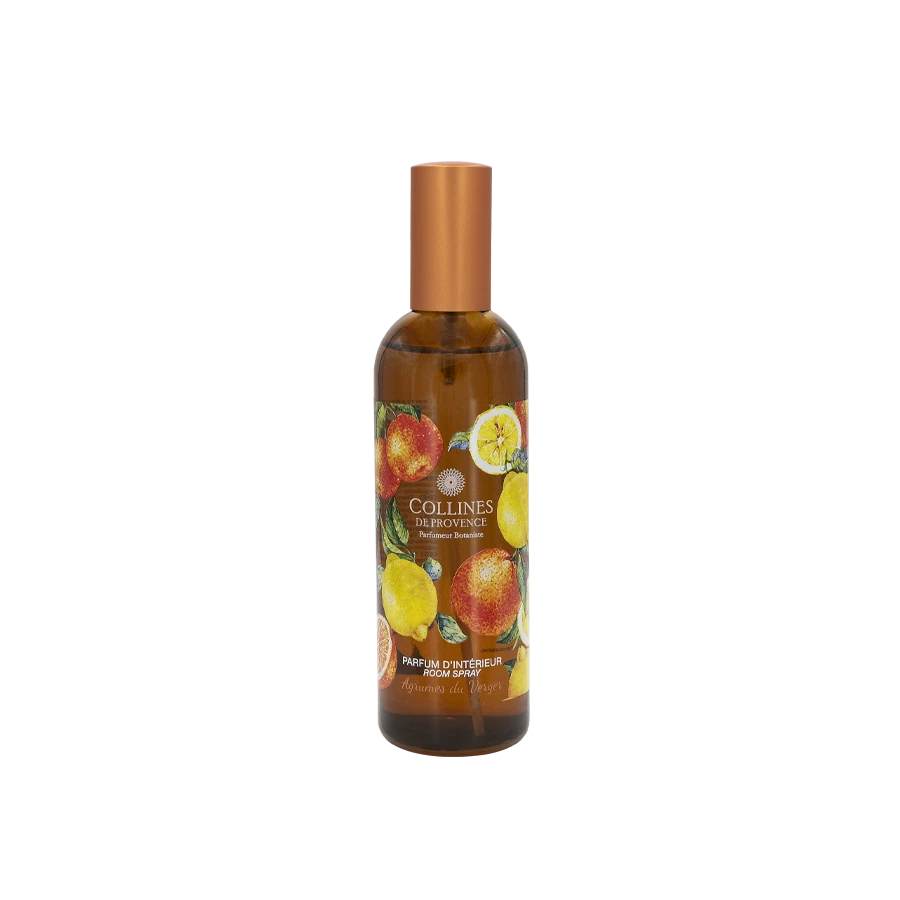 [NgRT011uyRT0030814] Parfum d'intérieur Agrumes du Verger 100ml Collines de Provence