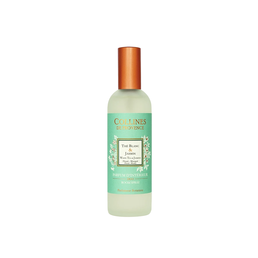 [NgRT011uyRT0030824] Parfum d'Intérieur Thé Blanc & Jasmin 100ml Collines de Provence