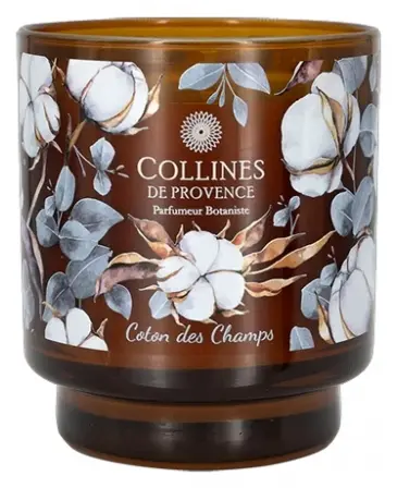 bougie 220 g coton des champs Collines de Provence