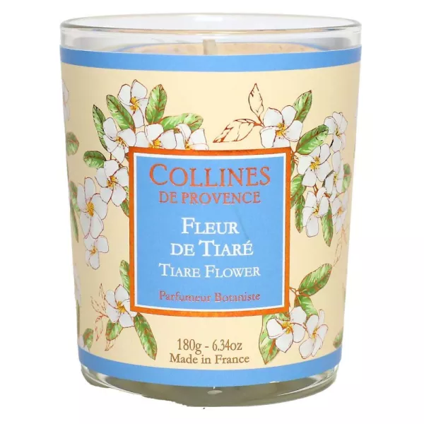 bougies 180 g Fleur de tiaré Collines de Provence