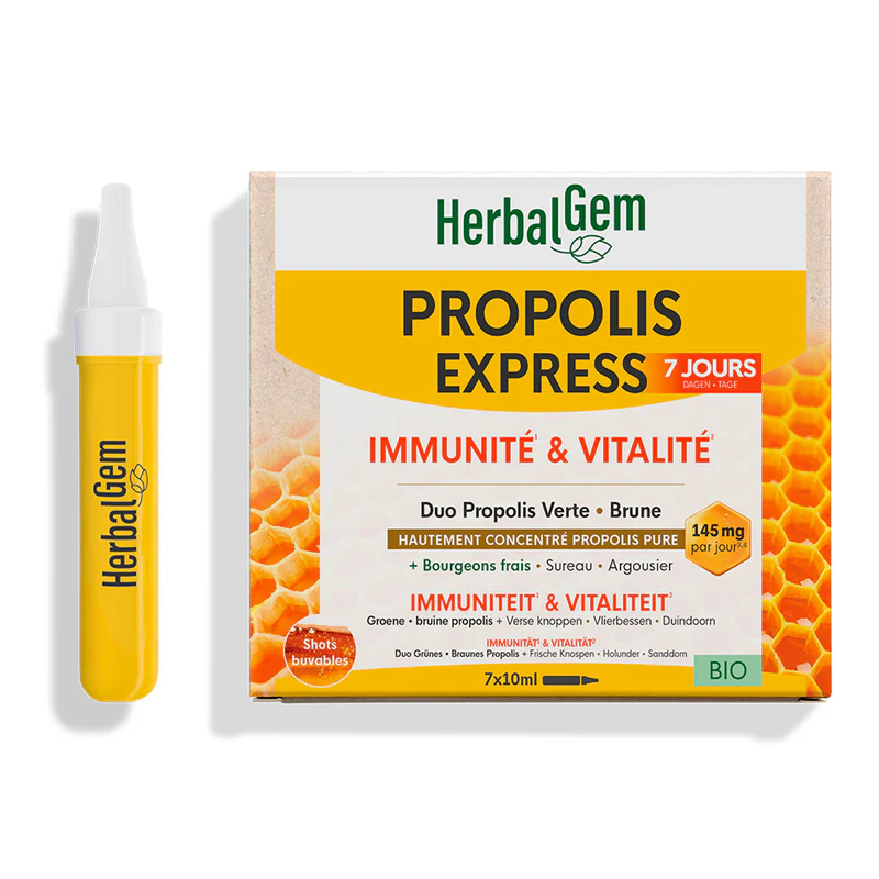 [NgRT011uyRT0030912] Monodose Propolis Immunité et vitalité 7x10ml HerbalGem