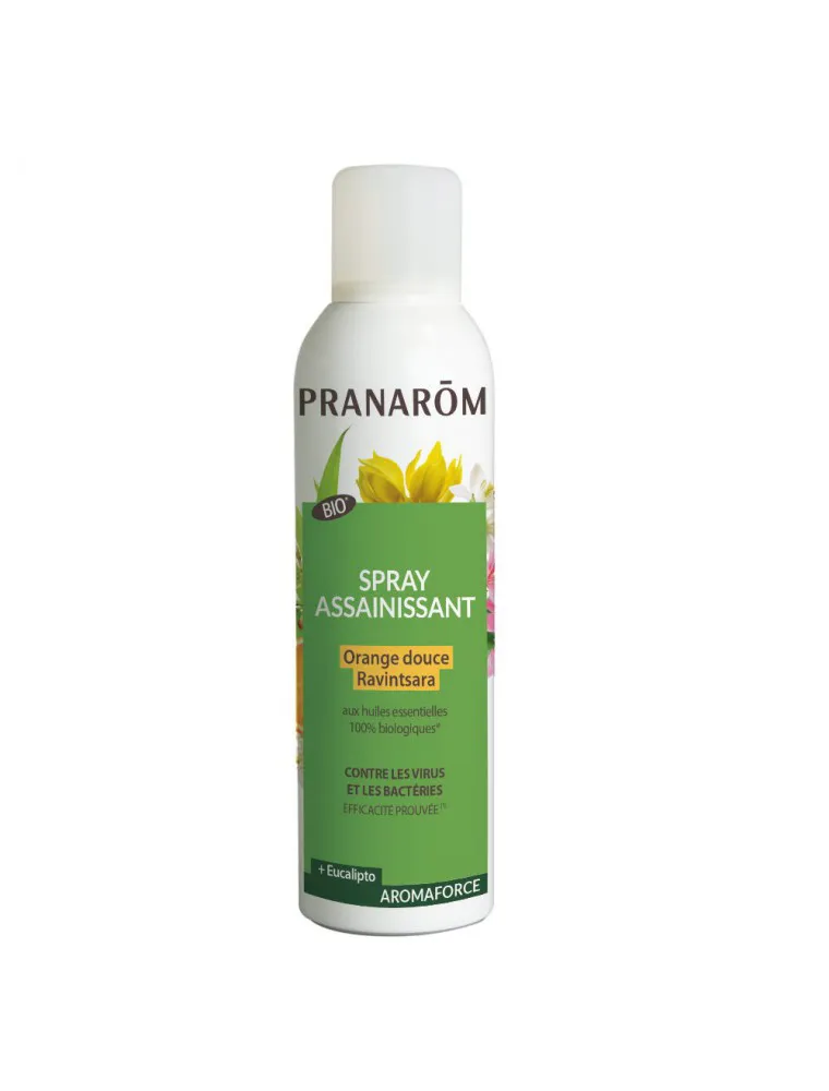 Spray Assainissant Orange douce Ravintsara 150ml Pranarôm
